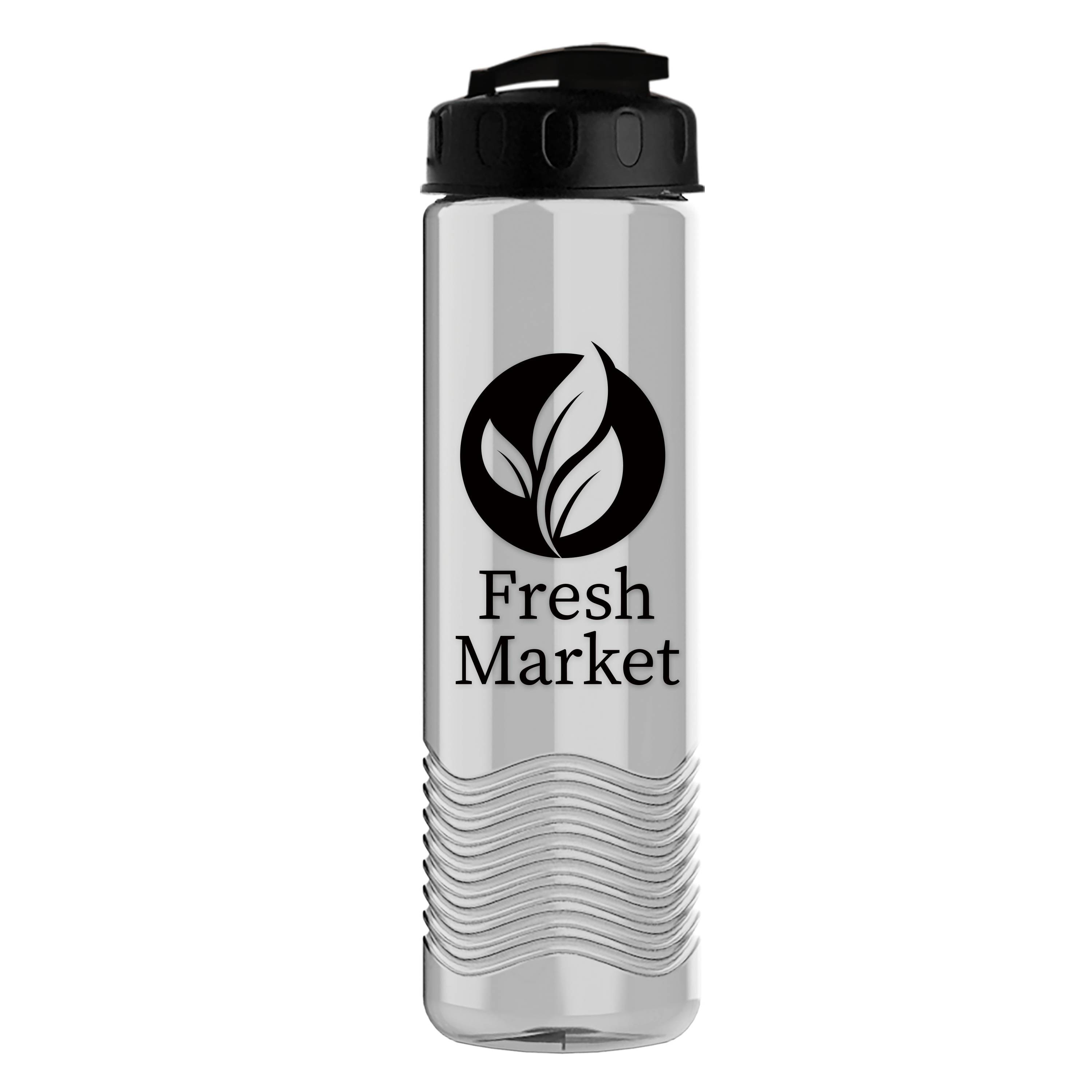 Wave Tritan® Bottle with Flip-Top Lid - 24 oz.